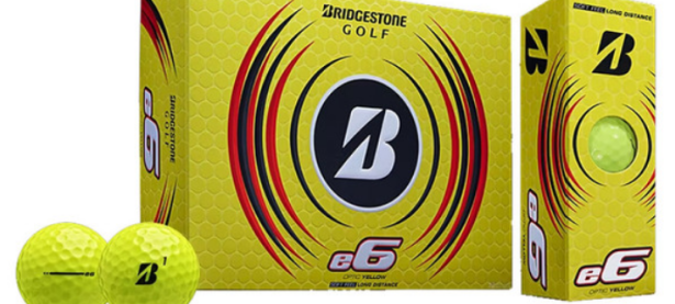 Bridgestone e6高尔夫球 - 黄色 – 2023